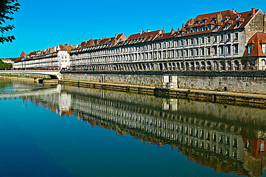 建筑,河边,码头,法国