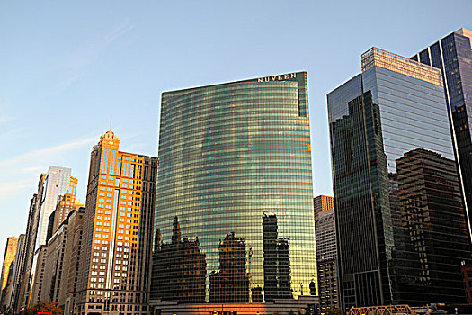 摩天大楼,芝加哥,伊利诺斯,美国,建筑,设计,坚定,狐狸,同伴