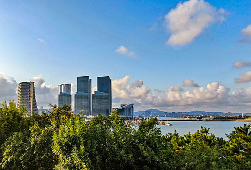 山东日照,泻湖美景