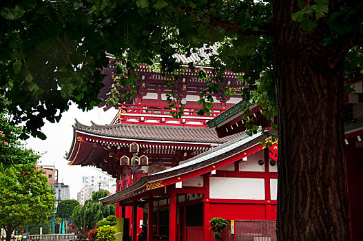 日本东京,金龙山浅草寺,风景名胜