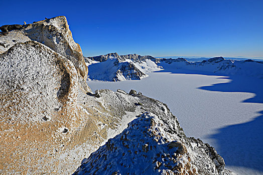 冰雪长白山天文峰