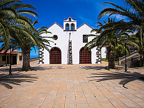 教堂,广场,圣多明各,帕尔玛,加纳利群岛,西班牙,欧洲