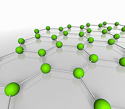 分子,模型,数码制图