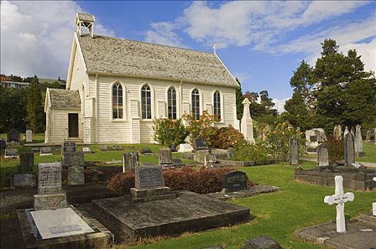 教堂,岛屿湾,北岛,新西兰