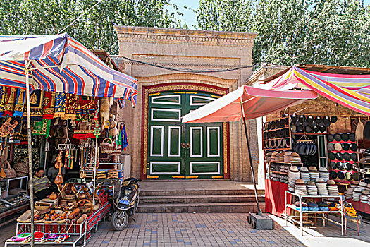 新疆喀什千年古街吾斯塘博依