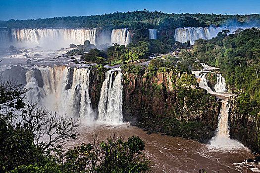 风景,伊瓜苏瀑布,伊瓜苏国家公园,巴西