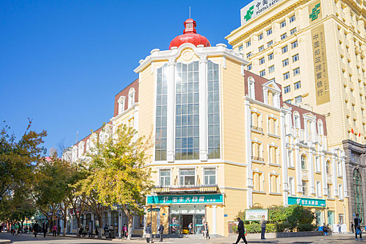 哈尔滨中央大街建筑博览
