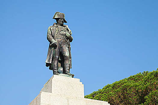 雕塑,拿破伦,第一,法国,阿雅克肖,科西嘉岛