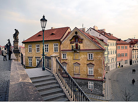 查理大桥,建筑,布拉格,捷克共和国