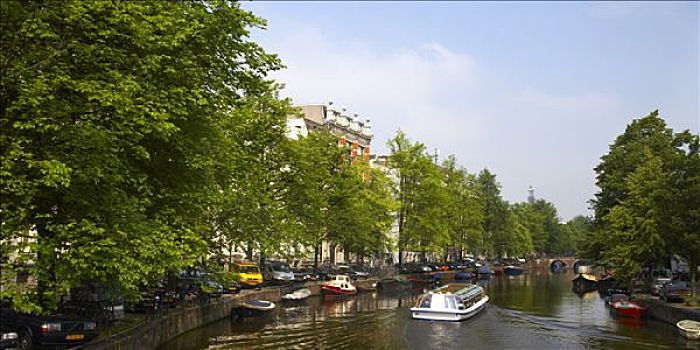 运河,阿姆斯特丹,荷兰