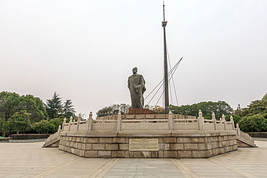 郑和塑像,南京宝船厂遗址公园