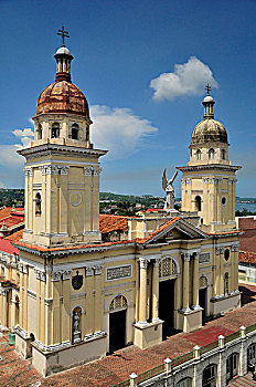 大教堂,古巴圣地亚哥,古巴,加勒比