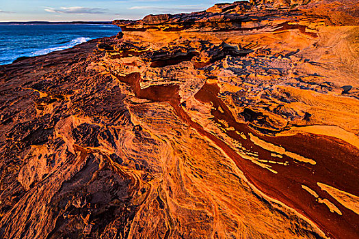 红色,悬崖,卡尔巴里,西澳大利亚州,澳大利亚