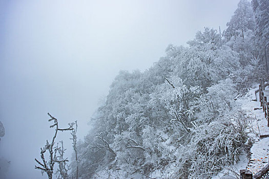 峨眉山雪景