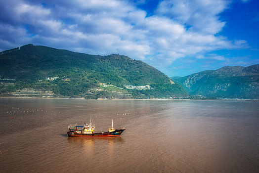 福建霞浦东壁村滩涂风景