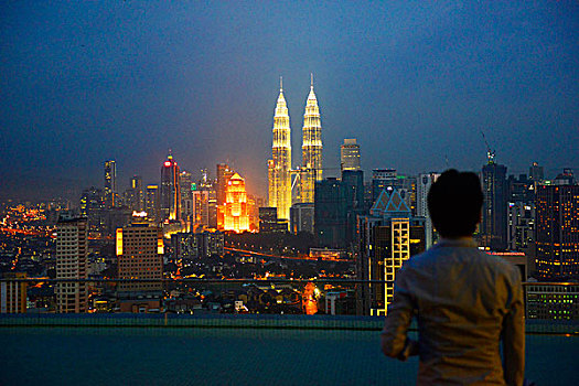东南亚,马来西亚,吉隆坡,金融中心,双子塔