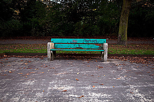 公园长椅,里尔,法国