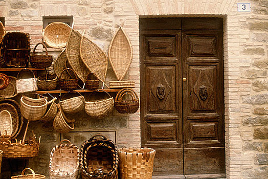 意大利,托斯卡纳,蒙大奇诺,篮子,出售,墙壁,大幅,尺寸