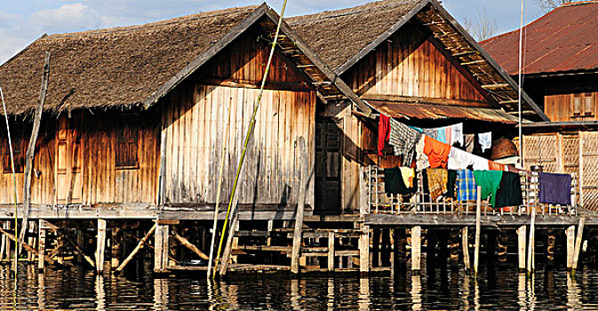 亚洲,缅甸,茵莱湖,特色,建筑