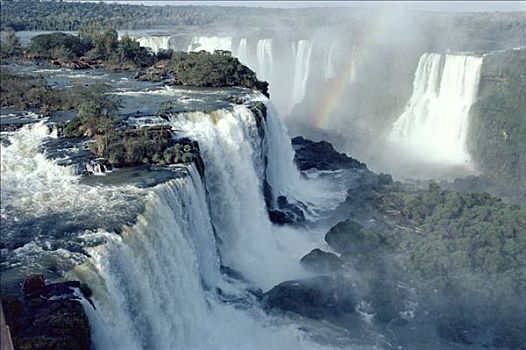 伊瓜苏瀑布,风景,巴西,阿根廷,边界