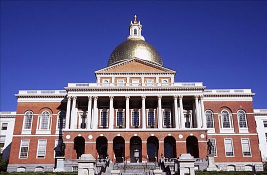建筑,政府建筑,马萨诸塞州议会大厦,波士顿,马萨诸塞,美国