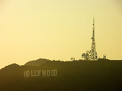 美国洛杉矶好莱坞山