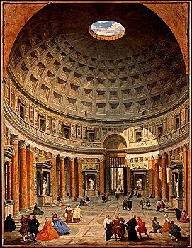 室内,万神殿,罗马,艺术家