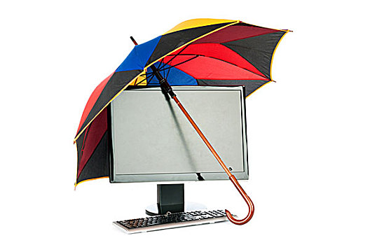 电脑,防护,伞