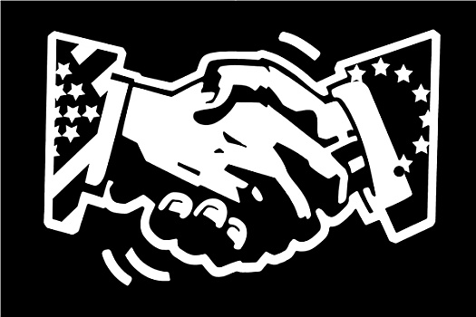 握手,美国,欧盟
