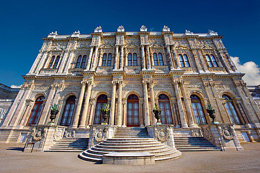 土耳其,风格,混合,巴洛克,新古典主义,建筑,大门,朵尔玛巴切皇宫,宫殿,建造,苏丹,伊斯坦布尔,亚洲