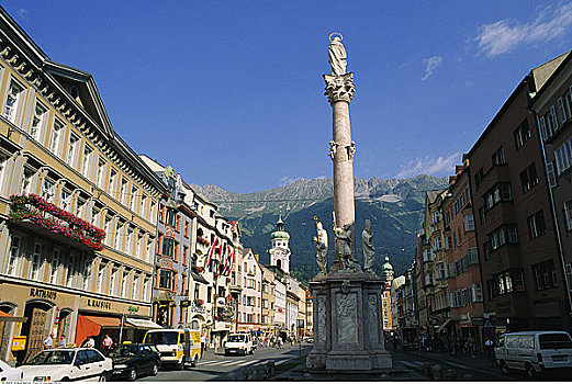 柱子,因斯布鲁克,奥地利