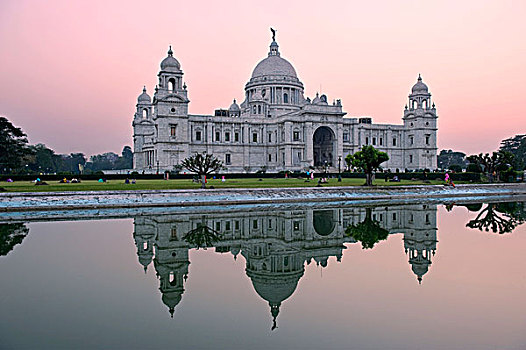 维多利亚女王纪念馆,博物馆,加尔各答,西孟加拉,印度,亚洲