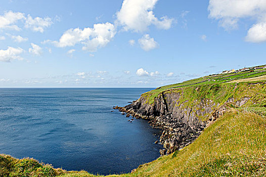 大西洋海岸,靠近,丁格尔半岛,凯瑞郡,爱尔兰,欧洲