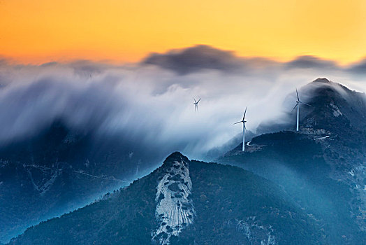 黄柏山的早晨