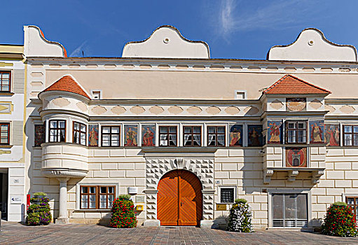 市政厅,历史,中心,艾森施塔特,北方,布尔根兰,奥地利,欧洲