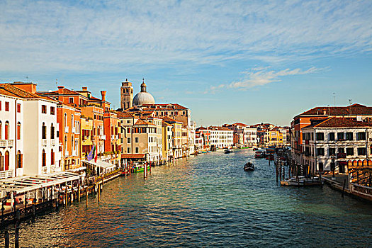 全景,大,运河,威尼斯,意大利