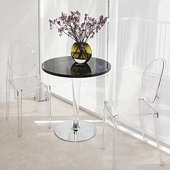 椅子,花,容器,桌子,客厅
