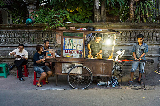 小吃店,老城,巴厘岛