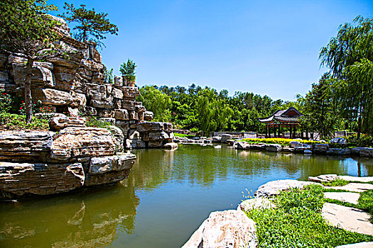 中国古典园林中的假山