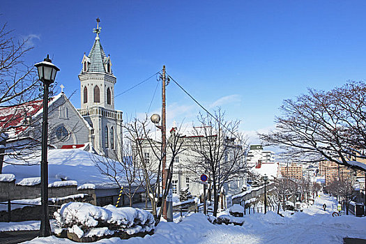 天主教,教堂,冬天