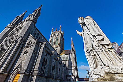 雕塑,大教堂,基尔肯尼,基尔肯尼郡,爱尔兰