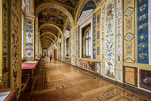 室内,艾尔米塔什博物馆,圣彼得堡,俄罗斯,欧洲