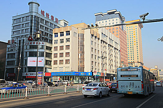 2014年10月18日哈尔滨牡丹江城市建设商店单位医药卫生环境等