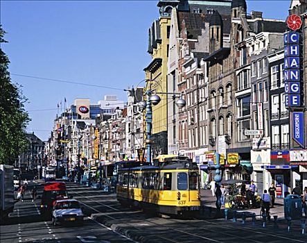 荷兰,阿姆斯特丹,购物街,特色,建筑