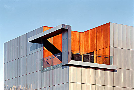 户外,建筑,博物馆,艺术,墨尔本,建筑师,防护挡板,1998年