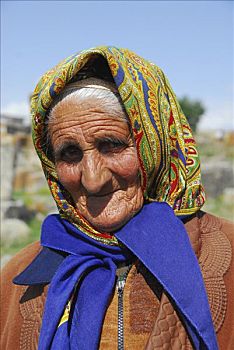 老太太,亚美尼亚,亚洲