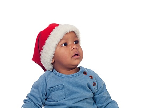 有趣,非洲,婴儿,圣诞节,帽子