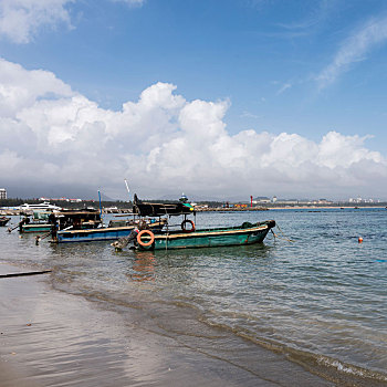 海南三亚海棠湾后海角风光