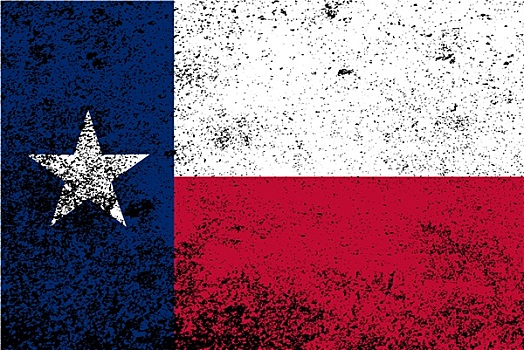 德克萨斯,旗帜,低劣