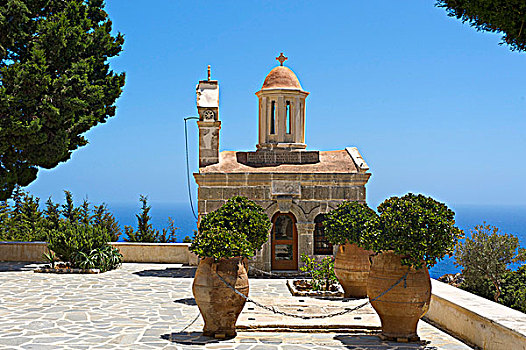 寺院,克里特岛,希腊
